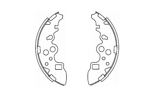 KAVO PARTS stabdžių trinkelių komplektas BS-5436